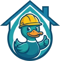 Roof Waterproofing Pretoria East duck mascot logo